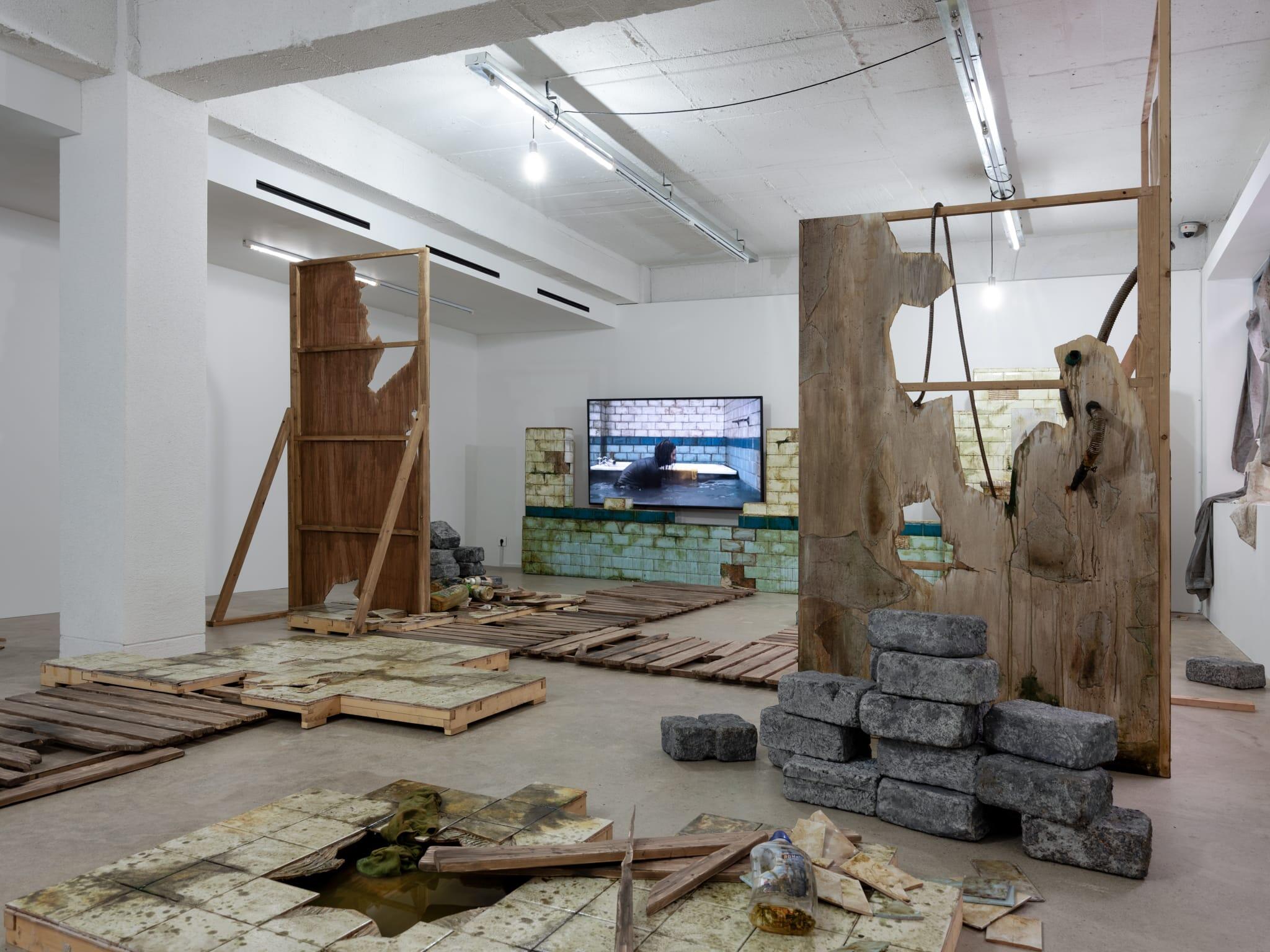 Seongeun Lee, Naumachia, at Caption Seoul, (Photography: Yumin Lee & Bokyoung Han), courtesy by the artist, 2024